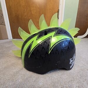 Raskullz Bolt Green Bike Helmet
